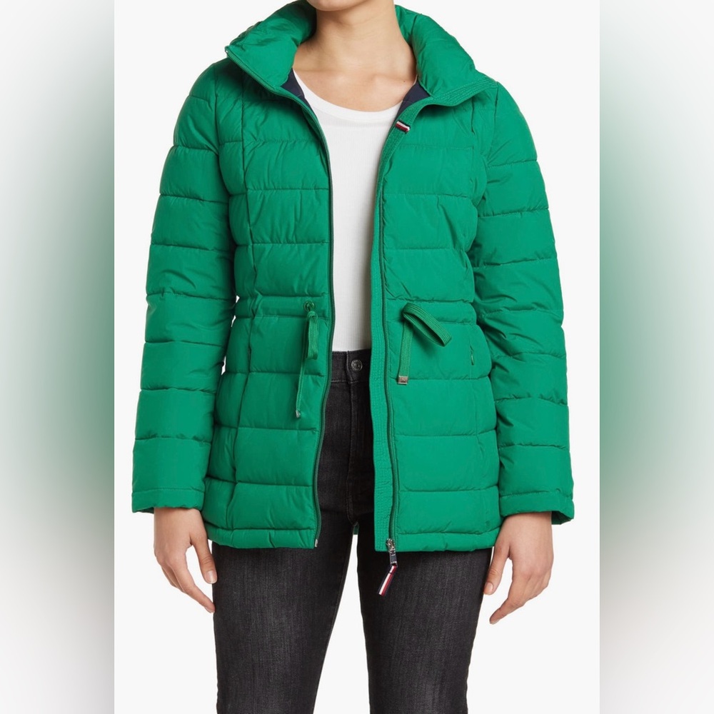 ❌SOLD❌New Tommy Hilfiger Cinch Waist Puffer Jacket